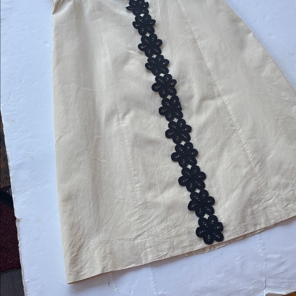 Lilly Pulitzer Vintage 90s White Label Silk Cotton Dress Lace Babydoll Y2K Cream - Picture 7 of 17